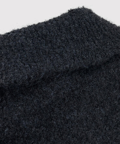 ウールニットジップアップ