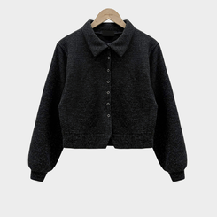 スナップボタンバルーンカーディガン