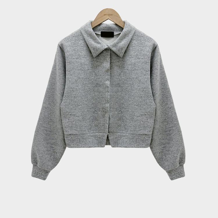 スナップボタンバルーンカーディガン