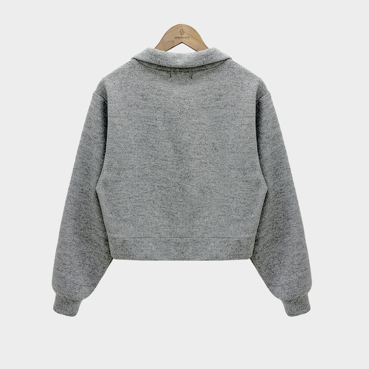 スナップボタンバルーンカーディガン