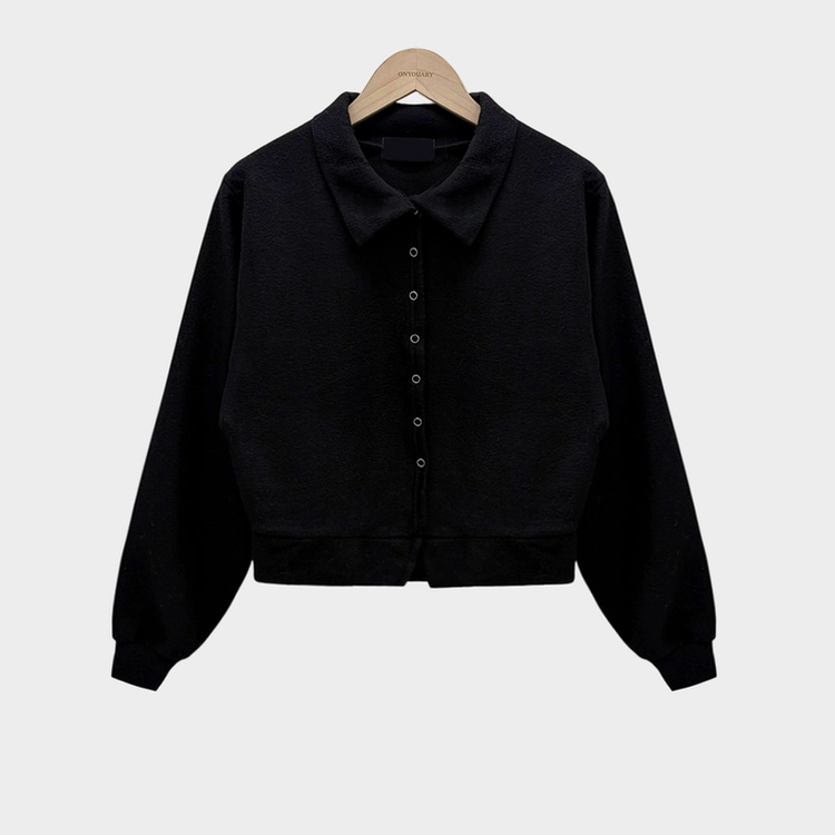 スナップボタンバルーンカーディガン