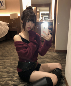 スリムウールショートパンツ BLACK