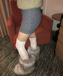 スリムウールショートパンツ MELANGE