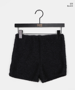 スリムウールショートパンツ