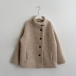 ハイネックハーフムスタンコート