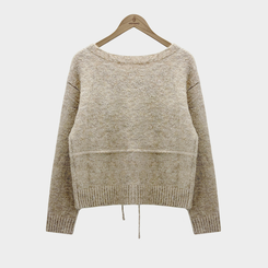 ストリングウールニットカーディガン