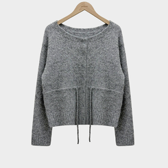 ストリングウールニットカーディガン