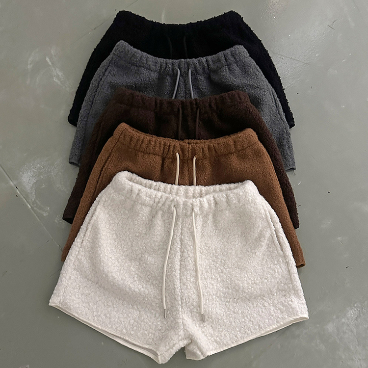 ウールボアショートパンツ(5color)