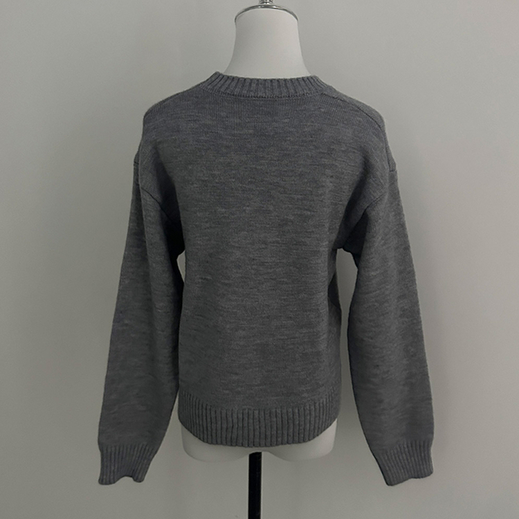 カップルクマラウンドネックニット