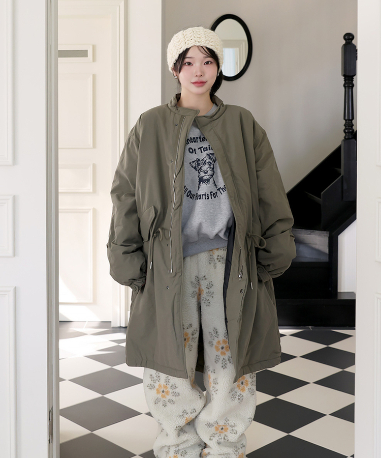 【起毛】ウールトレーナー MELANGE GRAY