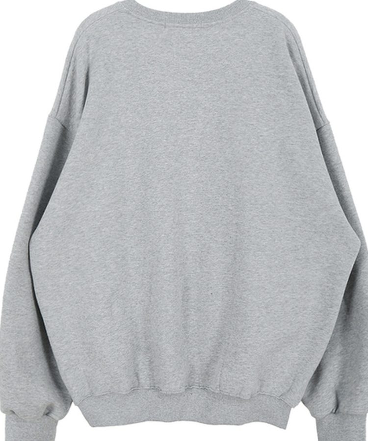 【起毛】ウールトレーナー