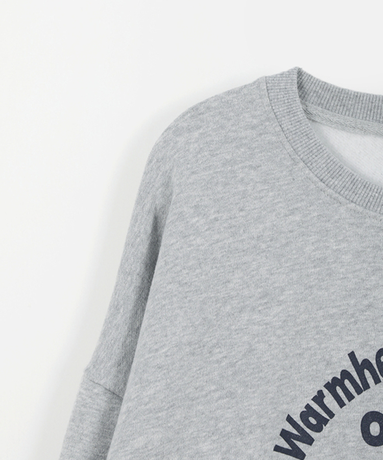 【起毛】ウールトレーナー