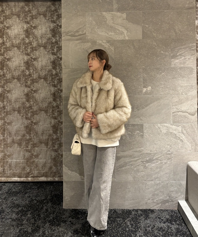 스모키 퍼 자켓