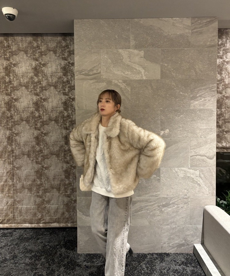 스모키 퍼 자켓