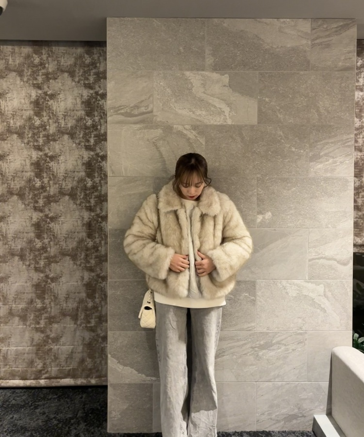 스모키 퍼 자켓