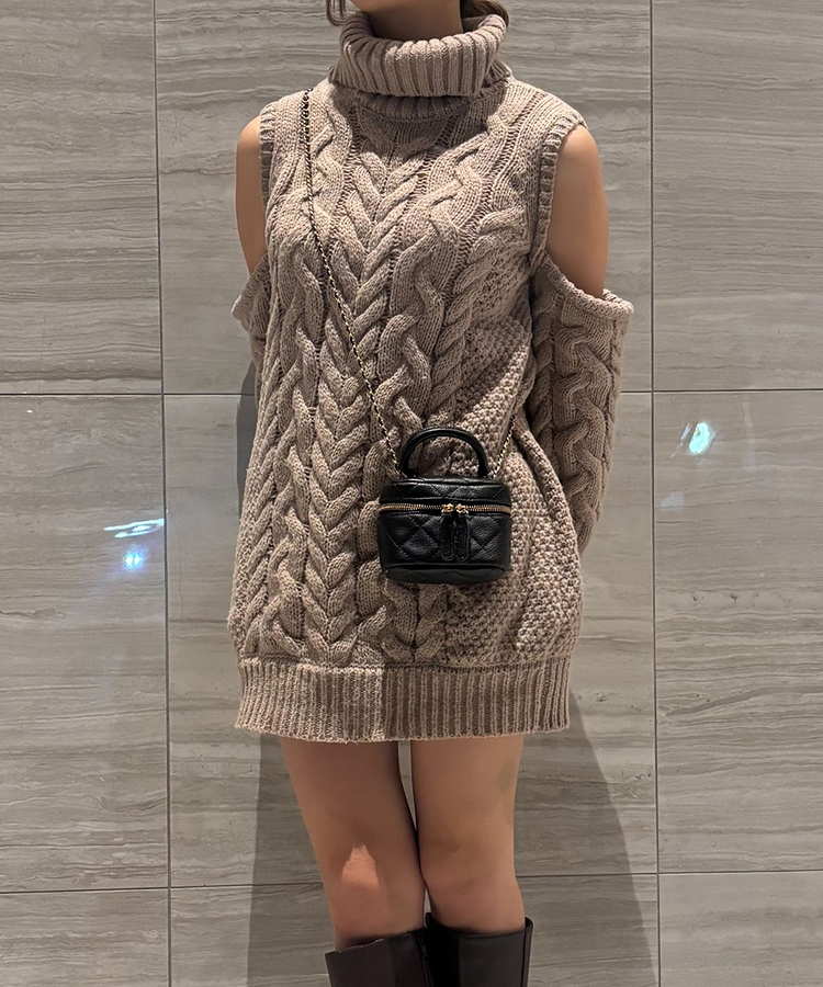 고퀄 숄더 크로스 백 블랙