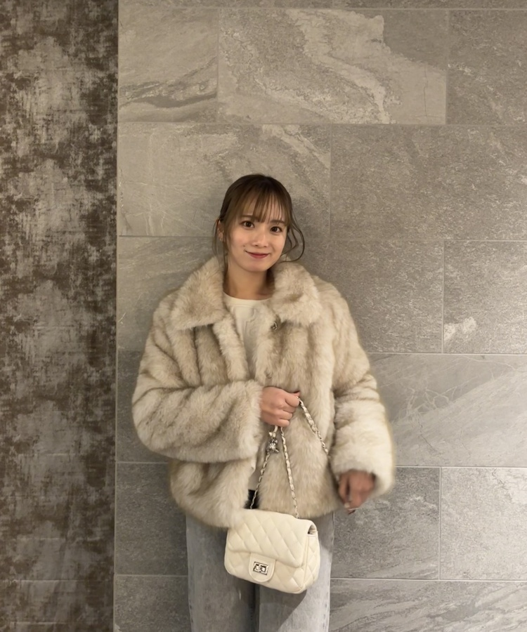 데일리 숄더 크로스 백 아이보리