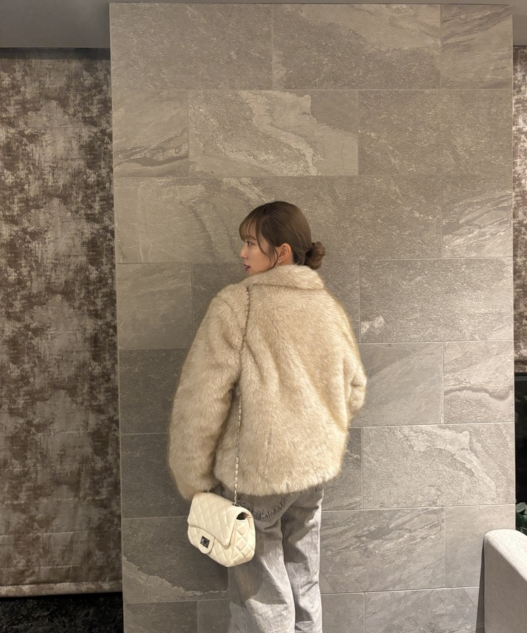 데일리 숄더 크로스 백 아이보리