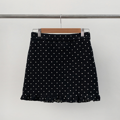 ドットフリルHラインスカート