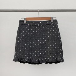 ドットフリルHラインスカート