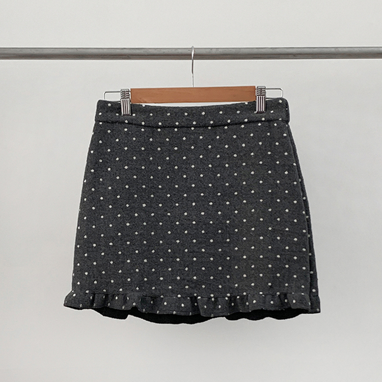 ドットフリルHラインスカート