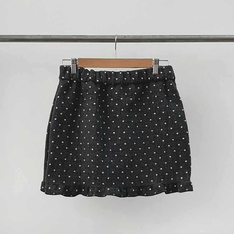 ドットフリルHラインスカート