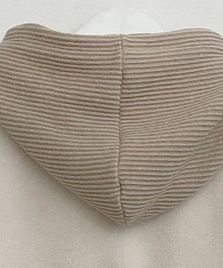 フードウールフリースポケットショートジャケット