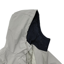 ハイネックチェックキルティングダウンジャンパー