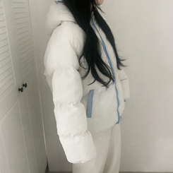 デイリーオーバーフィットダウンジャンパー IVORY