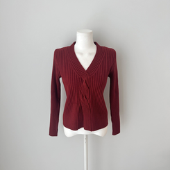 デイリーVネックニット