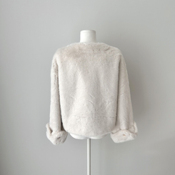 ゴールドツイードファージャケット