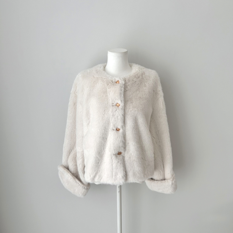 ゴールドツイードファージャケット