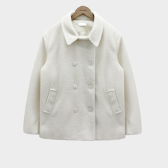 ふわふわルーズフィットダブルハーフコート