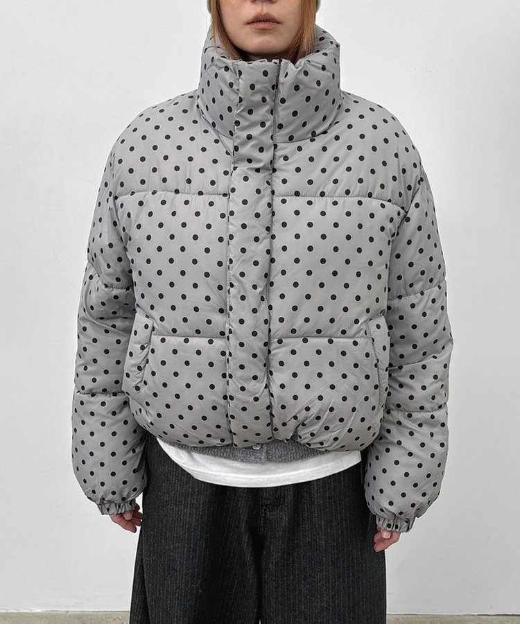 クロップドットダウンジャンパー｜ダウン｜韓国ファッション通販 SONA