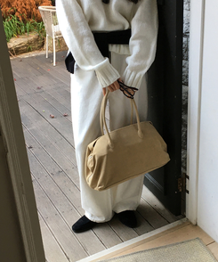 【起毛】リミットワイドパンツ IVORY