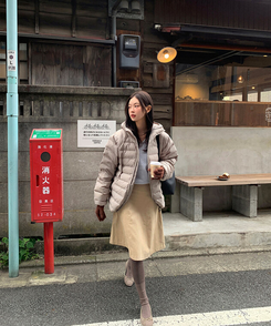 モーメントVネック半袖ニット(8color) LIGHT BLUE