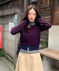 ハイシースルーリブTシャツ GREY