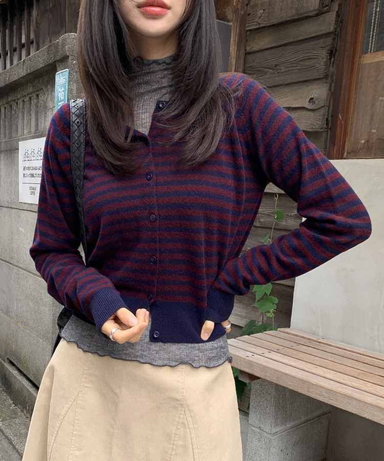 ハイシースルーリブTシャツ GREY