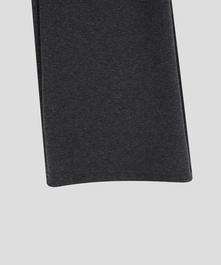 【起毛】ラップスカートブーツカットバンディングパンツ