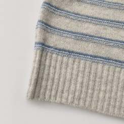 ラウンドデイリーストライプカーディガン