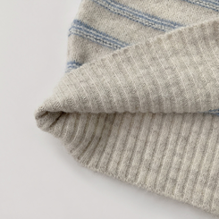 ラウンドデイリーストライプカーディガン