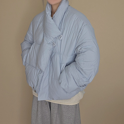 ストリングポケットショートダウンジャンパー BLUE