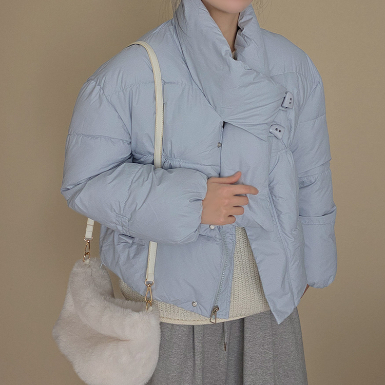 ストリングポケットショートダウンジャンパー BLUE