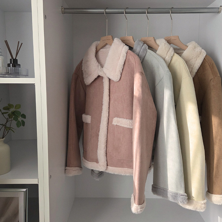 ボタンファーハーフムスタンジャケット