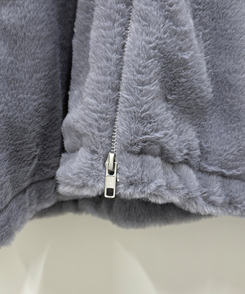 オーバーフィットフードファージャンパー