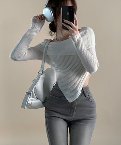 リブアンバランススパンニット IVORY