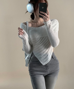 リブアンバランススパンニット IVORY