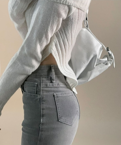 リブアンバランススパンニット IVORY