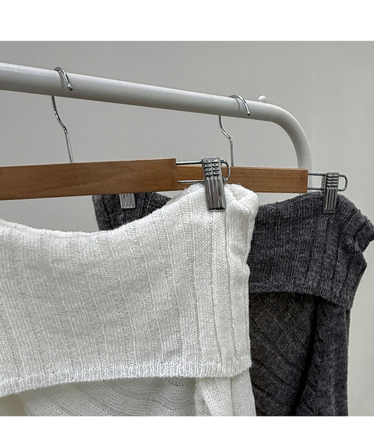 リブアンバランススパンニット