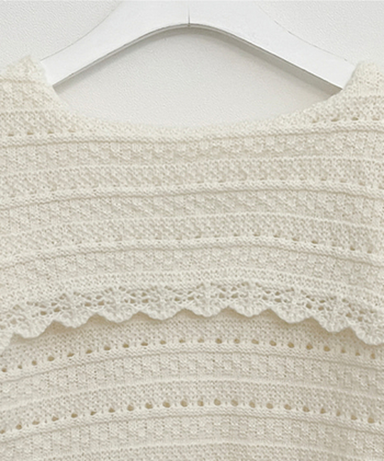 뷰어세일러카라펀칭루즈핏니트가디건